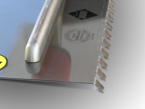 Rubi tannsparkel i stål 28cm 6 x 6mm 45º RUBIFLEX åpent håndtak (75946)