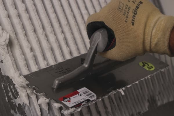 Rubi tannsparkel i stål 28cm 6 x 6mm 45º RUBIFLEX åpent håndtak (75946)