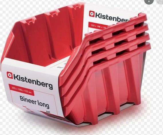 12 BINEER LONG 4PTS RED 295x198x195mm