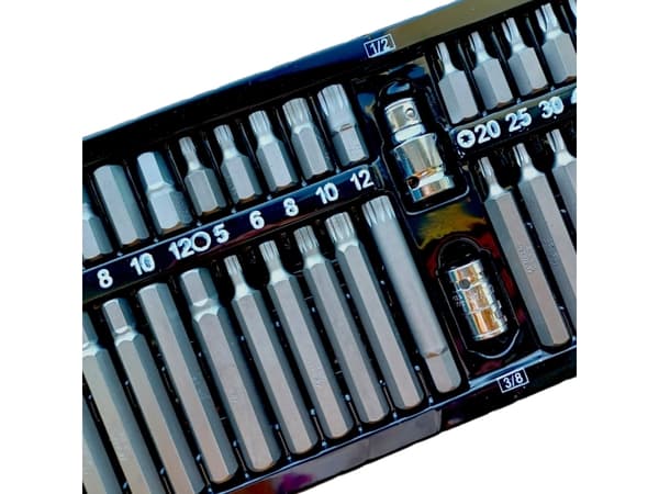 AWTOOLS HEX / TORX / SPLINE BITS 40 DELER BL