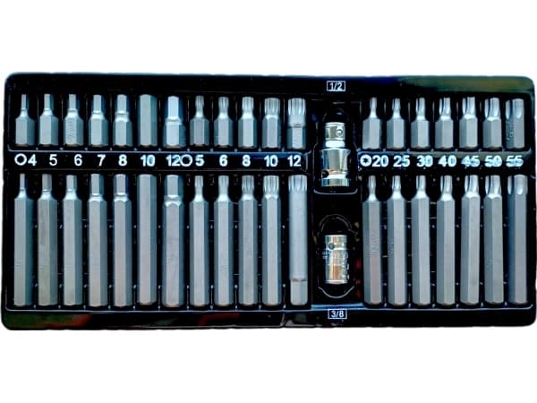 AWTOOLS HEX / TORX / SPLINE BITS 40 DELER BL