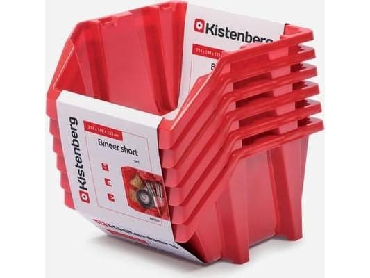 KYVETT 12 BINEER SHORT 6 STK. RØD 214x198x238mm