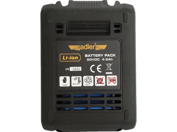 ADLER BATTERI 20V / 4Ah