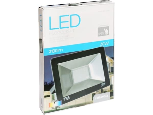 Omega valonheitin OMEGA LED FLOODLIGHT4200K 30W 220-240V [43861]