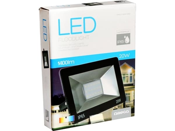 Omega valonheitin OMEGA LED FLOODLIGHT4200K 20W 220-240V [43860]