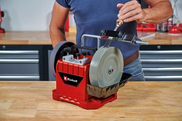 Einhell TC-WG 200, Rød, 110 RPM, Vått slipehjul, 20 cm, 3,2 cm