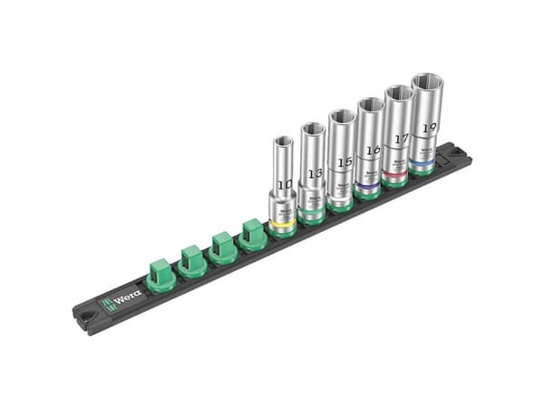 Wera C Deep Topnøglesæt Tommer 1/2 6 dele 05005470001