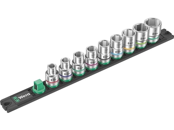 Wera C Imperial Topnøglesæt Tommer 1/2 9 dele 05005480001