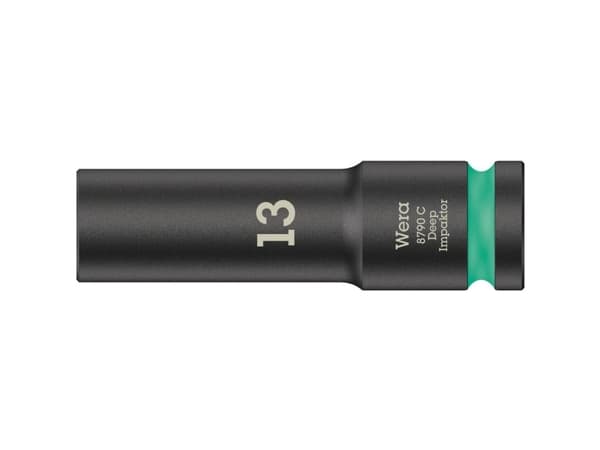 Wera 8790 C Impaktor Deep 05004830001 Unbrako Topnøgleindsats 13 mm 1/2 (12,5 mm)