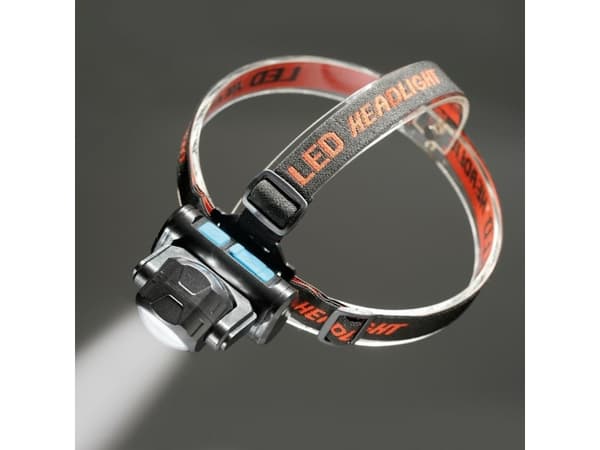 Tiross Head taskulamppu ladattava 2W/3W LED, 150lm, 1200mAh