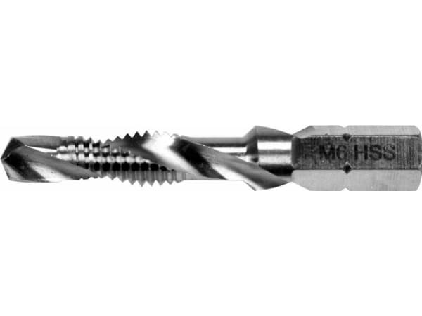 Yato `Borkran M2 HSS, M6 HEX 1/4", lengde 44 mm