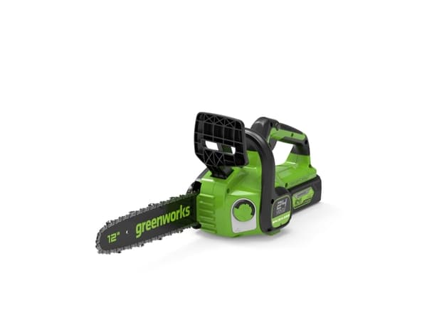 Greenworks GD24CS30K4 24 V moottorisaha 30 cm:n tankolla (4Ah akulla ja laturilla)