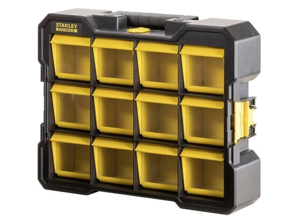 Stanley FMST81077-1, Eske for små deler, Plast, Polykarbonat (PC), Sort, Gult, 7 kg, 450 mm, 356 mm