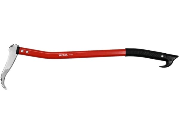 Yato YT-79916, Öppen krok, Polyvinylklorid (PVC), Gjuten aluminium, J-hake, Svart, Rostfritt stål, 190 mm, 1 styck