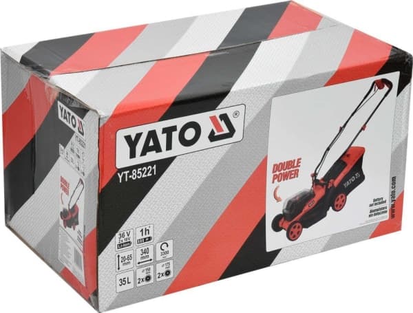 YATO BATTERI KLIPPER 36V 2x18V UTEN BATTERI OG LADER - SOLO