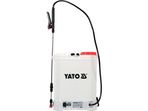 Yato YT-86220, Ryggsekkstil, 16 l, Hvit, Polypropylen, Rustfritt stål, Plast