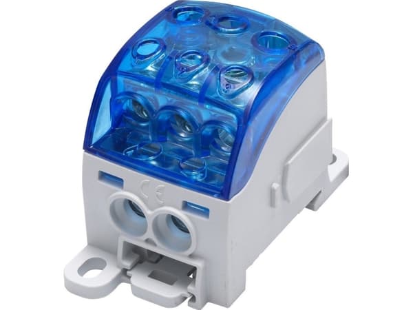 Simet Fordelingsblokk - universal Al/Cu SUB 220 (82060) SIMBLOCK blå 81650003