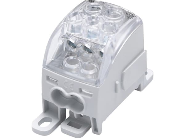 Simet fördelningsblock - universal Al/Cu SUB 160 (82040) SIMBLOCK grå 81653002