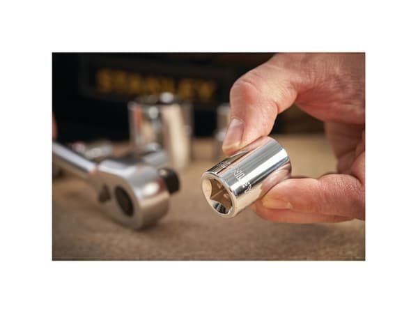 Stanley STMT86522-0, Stikkontakt, 1/2", Imperisk, 1 hoder, 22 mm, Kromvanadiumstål