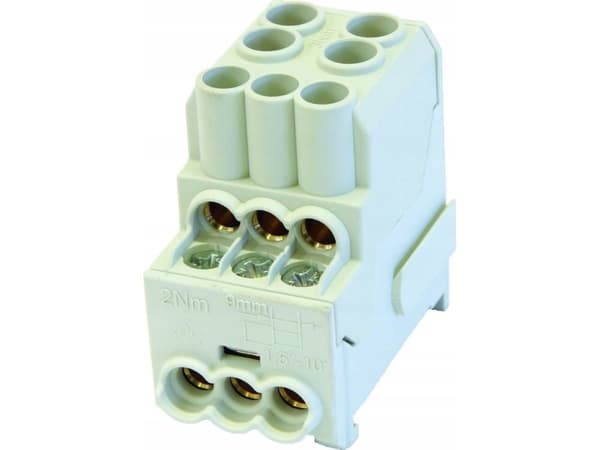 Simet fördelningsblock Al/Cu SDB 100 (80010) SIMBLOCK grå 81601002