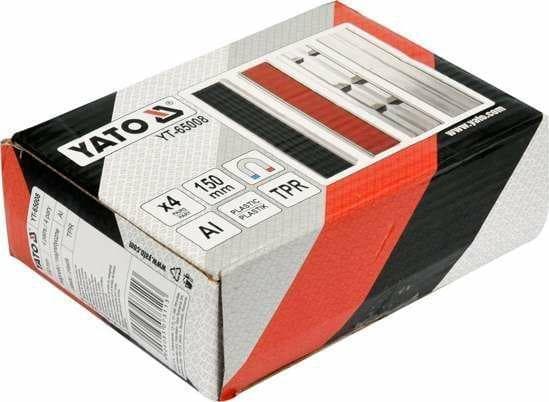 Yato YT-65008, Alle merker, Klemme, Aluminium, Polyvinylklorid (PVC), Termoplastisk gummi (TPR), Aluminium, Sort, Rød, Magnetisk Montering, 150 mm