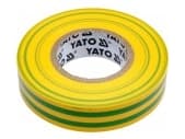 Yato Electrical insulating tape 15x0,13mm 20m PVC, insulation-max 40kV yellow-green - YT-81593