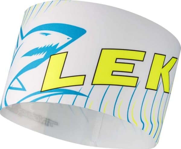 LEKI 352212002, Hjässbygel, Blå, Vit, Gul, Sportigt pannband, Bild, Elastan, Polyester
