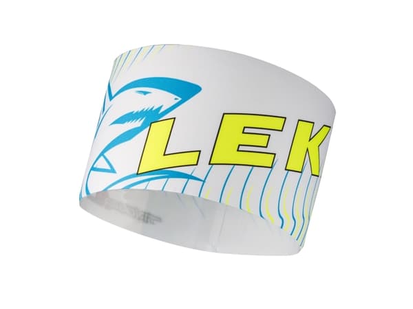 LEKI 352212002, Hjässbygel, Blå, Vit, Gul, Sportigt pannband, Bild, Elastan, Polyester