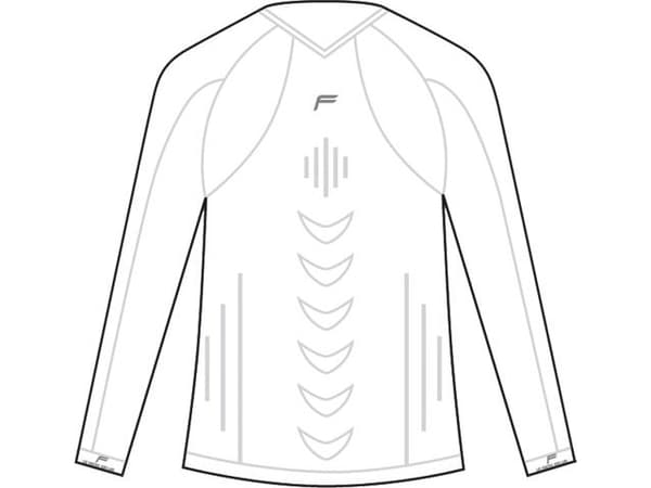 Fuse T-skjorte for menn Allseason Megalight 200 langermet, hvit, størrelse XL (FSE-15-1201-8-3-0001)