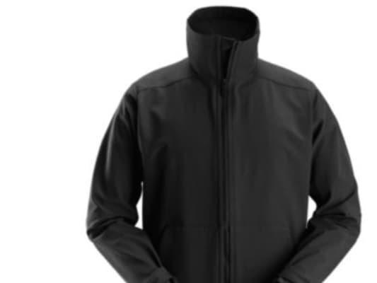 Snickers Fleece Jacket storlek M - Svart, allround vindskyddad softshelljacka med hög krage - 1205