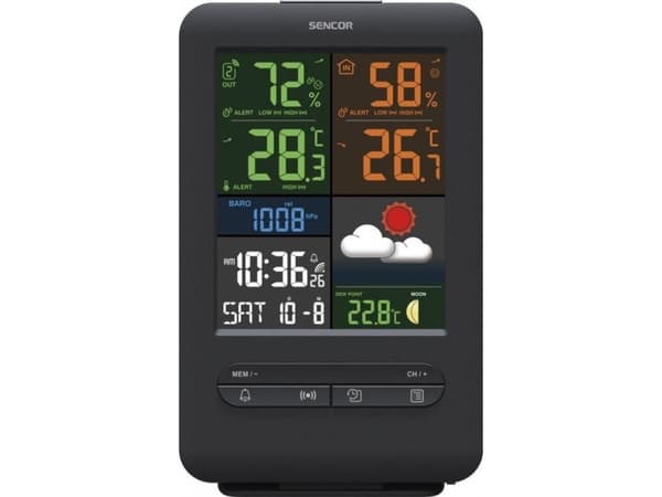 Værstasjon SWS 7300 høy LCD farge 13,8 cm