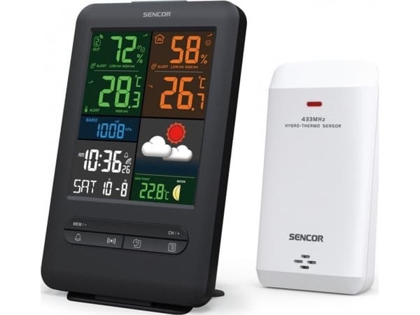 Værstasjon SWS 7300 høy LCD farge 13,8 cm