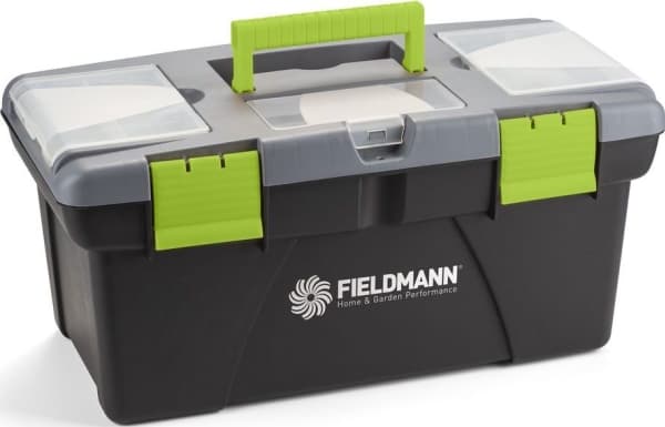Fieldmann FDN 4118, Verktøy boks, Plast, Sort, Grønn, Grå, Gjennomsiktig, 480 mm, 250 mm, 230 mm