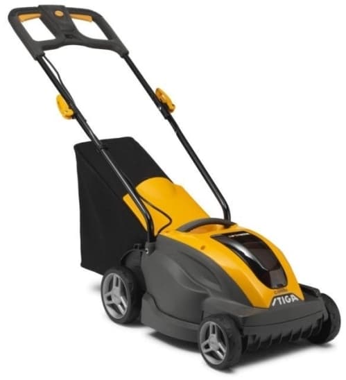 STIGA COMBI 336e Batteridrevet Plæneklipper med justering af skærehøjde, inkl. Batteri, inkl. oplader 48 V Skærebredde (max.) 34 cm