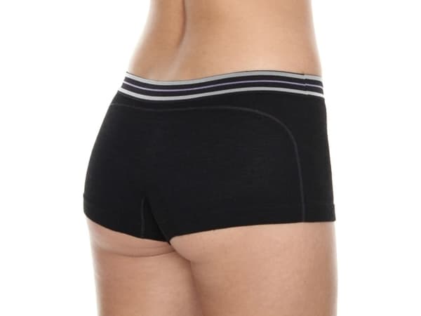 Brubeck Naisten bokserit Merino Active Wool musta r. S (BX10860)