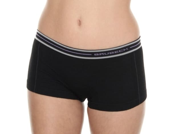Brubeck Merino Active Wool boksershorts for kvinner svart størrelse S (BX10860)