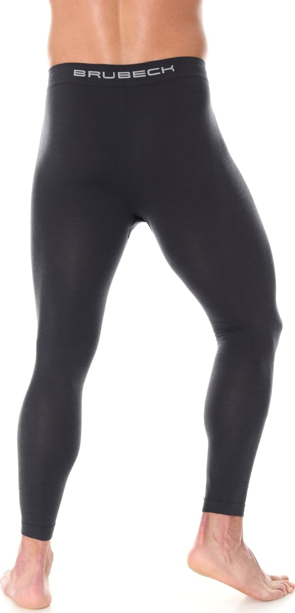 Brubeck Comfort ullleggings for menn, grafitt, størrelse L (LE10930)