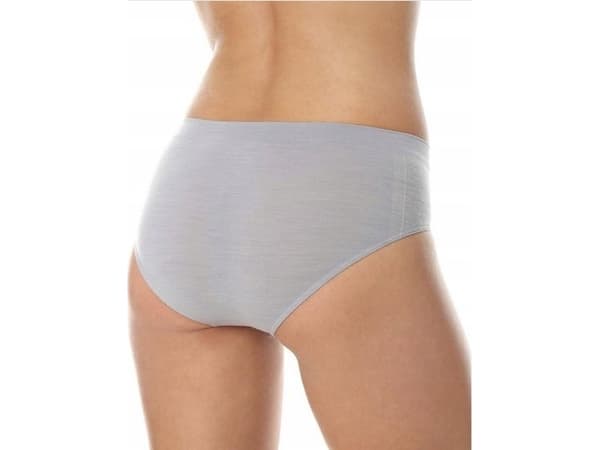 Brubeck HI10080 Dame hipsters klassisk COMFORT WOOL grå XL
