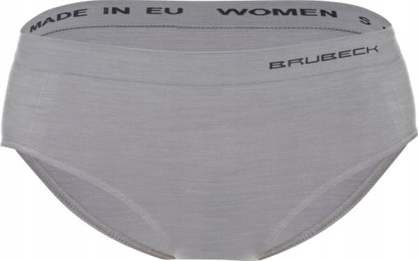 Brubeck HI10080 Dame hipsters klassisk COMFORT WOOL grå XL
