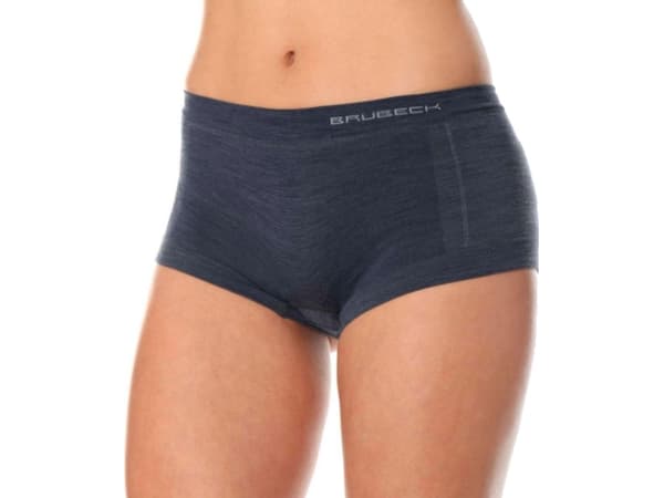Brubeck BX10440 Women's boxer shorts COMFORT WOOL dark jeans M