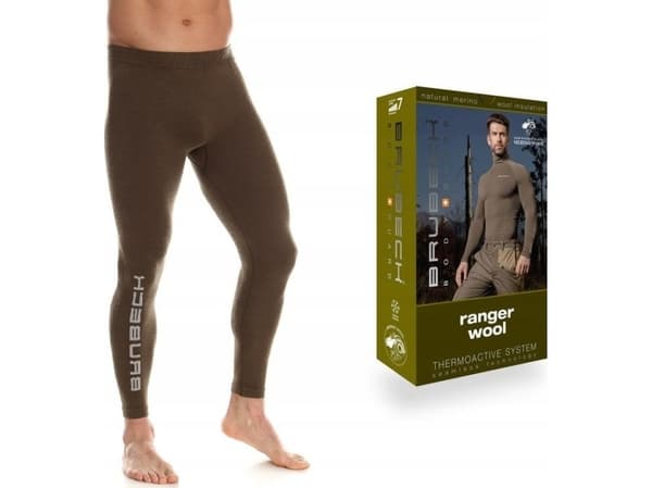 Brubeck LE12410 RANGER WOOL byxor khaki XL, herr