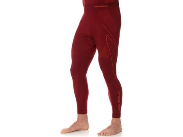 Brubeck LE11840A THERMO-bukse for menn med lange ben, burgunder XL