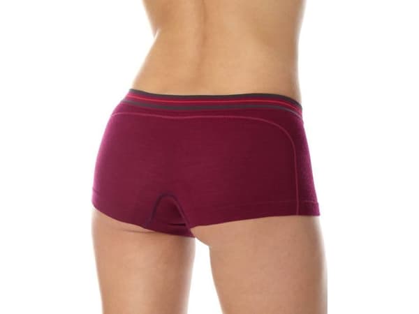 Brubeck BX10860 Boxershorts for kvinner ACTIVE WOOL plum L