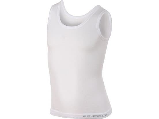 Brubeck Barn COMFORT COTTON JUNIOR T-shirt vit r. 128/134 cm (TA10220)