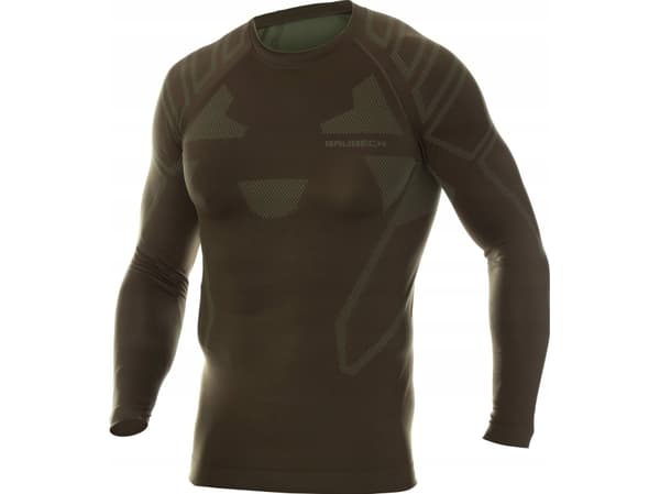 Brubeck LS14210 Bluza męska RANGER PROTECT khaki XXXL