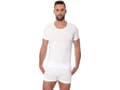Miniatyrbilde 4 av 5: Brubeck, kortermet Comfort Cotton T-skjorte for menn, hvit, størrelse S (SS00990A)