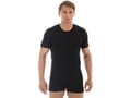 Miniatyrbilde 1 av 5: Brubeck, kortermet Comfort Cotton T-skjorte for menn, hvit, størrelse S (SS00990A)