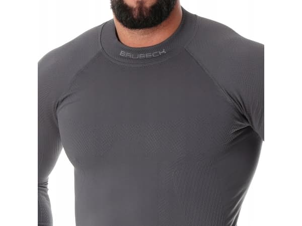 Brubeck LS15290 Men's sweatshirt EXTREME THERMO dark gray S
