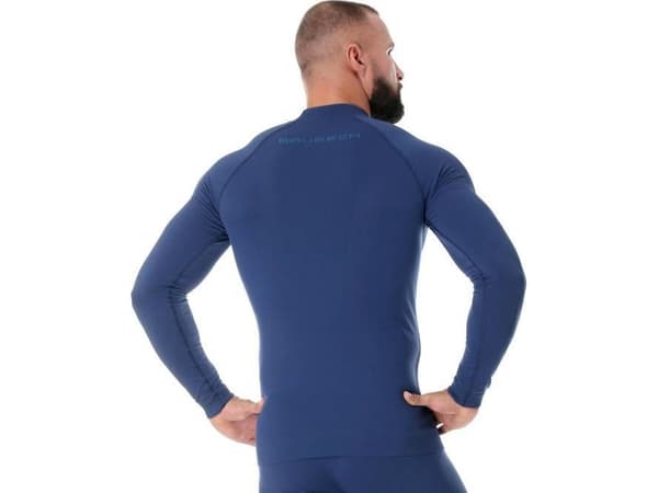 Brubeck LS15290 Genser for menn EXTREME THERMO mørkeblå M