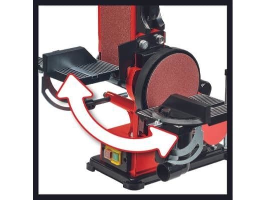 Einhell TC-US 380, Nauha-/laikkahiomakone, Pöytämalli, P80, 10 cm, 91,4 cm, 300 W